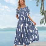 Effortlessly Chic Embrace the Bohemian Vibe with Casual Loose Floral Maxi Dresses 16