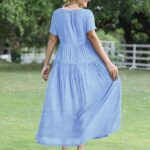 Effortlessly Chic Embrace the Bohemian Vibe with Casual Loose Floral Maxi Dresses 18