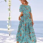 Effortlessly Chic Embrace the Bohemian Vibe with Casual Loose Floral Maxi Dresses 20