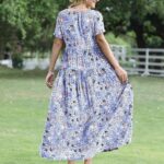 Effortlessly Chic Embrace the Bohemian Vibe with Casual Loose Floral Maxi Dresses 28