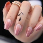 Glam Up with Luxury Ombre Blue Press On Nails for Women Ideas 22