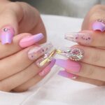 Glam Up with Luxury Ombre Blue Press On Nails for Women Ideas 24