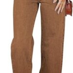 Jeans High Waisted Straight Leg Stretchy Jeans Trendy Welt Pockets for Women 04