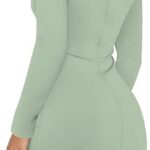 Long Sleeve Boat Neck Mini Dress for the Perfect Party Look 04