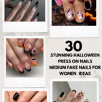 Stunning Halloween Press on Nails Medium Fake Nails for Women Ideas 00
