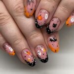 Stunning Halloween Press on Nails Medium Fake Nails for Women Ideas 13