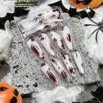 Stunning Halloween Press on Nails Medium Fake Nails for Women Ideas 16