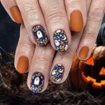 Stunning Halloween Press on Nails Medium Fake Nails for Women Ideas 21