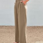 Wide Leg Dress Pants Womens High Waisted Dressy Trousers for Women 22