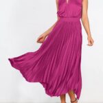 Women Sleeveless Cutout Halter Neck Satin Formal Asymmetric Party Cocktail Elegant Wedding Guest Evenin 6