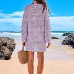 Women Swimwear 2024 Mesh Knit Beach Dress Vacation Outfit Ideas 39
