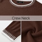 Fall Outfits Sweater Sets Long Sleeve Pullover Tops Wide Leg Pants Lounge Set for Women 14