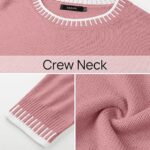 Fall Outfits Sweater Sets Long Sleeve Pullover Tops Wide Leg Pants Lounge Set for Women 15