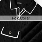 Fall Winter Sweater Dress 2024 Formal Business Long Sleeve Button Ribbed Trendy Knit Bodycon Midi Dresses 08