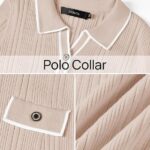 Fall Winter Sweater Dress 2024 Formal Business Long Sleeve Button Ribbed Trendy Knit Bodycon Midi Dresses 09