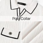 Fall Winter Sweater Dress 2024 Formal Business Long Sleeve Button Ribbed Trendy Knit Bodycon Midi Dresses 16