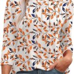 Length Sleeve Women Tops Round Neck Casual Tunic Tops 2024 10