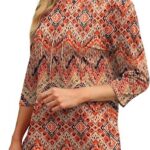 Length Sleeve Women Tops Round Neck Casual Tunic Tops 2024 12