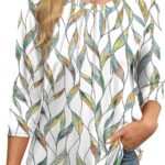 Length Sleeve Women Tops Round Neck Casual Tunic Tops 2024 19