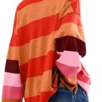 Oversized Womens Sweaters Fall 2024 Half Zipper Turtleneck Sweater Long Sleeve 08