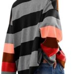 Oversized Womens Sweaters Fall 2024 Half Zipper Turtleneck Sweater Long Sleeve 09