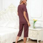 Pajama Sets Long Sleeve Lounge Sets Pjs Sleepwear with Pockets for Women Ideas 03