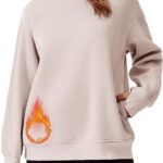 Sweatshirt with Thumbholes Pockets 2024 Fall Outfits 06