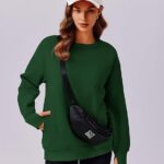 Sweatshirt with Thumbholes Pockets 2024 Fall Outfits 11