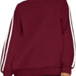 Sweatshirts Lightweight Long Sleeve Shirts Pullover Striped Tops Crewneck Fall Outfits Ideas 04