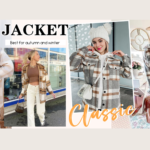 Women Flannel Plaid Shacket Long Sleeve Button Down Shirts Jacket Coats with Side Pockets