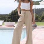 Breezy Beautiful and Effortless The Rise of Linen Palazzo Pants This Summer 14