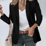 Elevate Your Office Look Stylish Casual Open Front Blazers for Work and Beyond 09