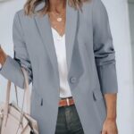 Elevate Your Office Look Stylish Casual Open Front Blazers for Work and Beyond 14