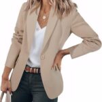 Elevate Your Office Look Stylish Casual Open Front Blazers for Work and Beyond 16