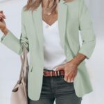 Elevate Your Office Look Stylish Casual Open Front Blazers for Work and Beyond 19
