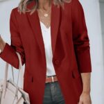 Elevate Your Office Look Stylish Casual Open Front Blazers for Work and Beyond 20
