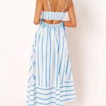 Embrace Effortless Charm in a Flowy Striped Spaghetti Strap Maxi_12
