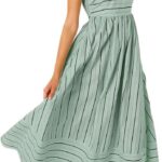 Embrace Effortless Charm in a Flowy Striped Spaghetti Strap Maxi_5