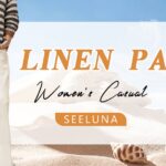 Stay Cool Comfy_ Women Linen Cotton Lounge Pants Palazzo Wide Leg 03