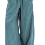 Stay Cool Comfy_ Women Linen Cotton Lounge Pants Palazzo Wide Leg 14