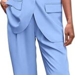 Stylish Sleeveless Suit Vest and Wide Leg Pants The Ultimate Business Casual Blazer 01
