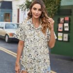 The Perfect Casual Blouse_ Cotton Linen V Neck Short Sleeve with Pocket 17