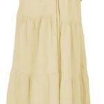 Vacation Chic_ Embrace Effortless Elegance in a Halter Tiered Maxi Dress with Pockets 03