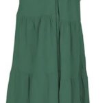 Vacation Chic_ Embrace Effortless Elegance in a Halter Tiered Maxi Dress with Pockets 08