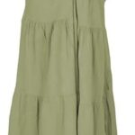 Vacation Chic_ Embrace Effortless Elegance in a Halter Tiered Maxi Dress with Pockets 09