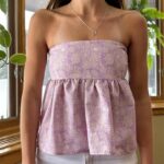 Y2K Dream Top_ The Strapless Peplum Tube with Bubble Ruffle Hem 08