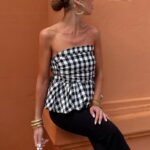 Y2K Dream Top_ The Strapless Peplum Tube with Bubble Ruffle Hem 09