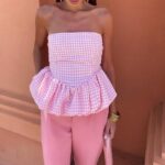 Y2K Dream Top_ The Strapless Peplum Tube with Bubble Ruffle Hem 10