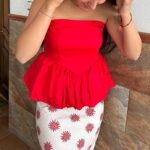 Y2K Dream Top_ The Strapless Peplum Tube with Bubble Ruffle Hem 12