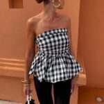 Y2K Dream Top_ The Strapless Peplum Tube with Bubble Ruffle Hem 13